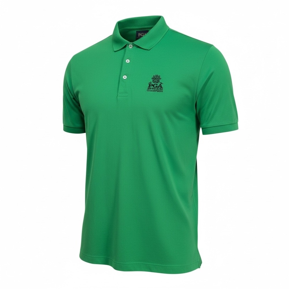 Polo Golf Ralph Lauren Mens Green PGA 2015 Whistling Straits Polo Shirt Large